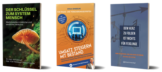 Drei Referenzen von Bastian Steinbacher mit der BuchSchreiberei